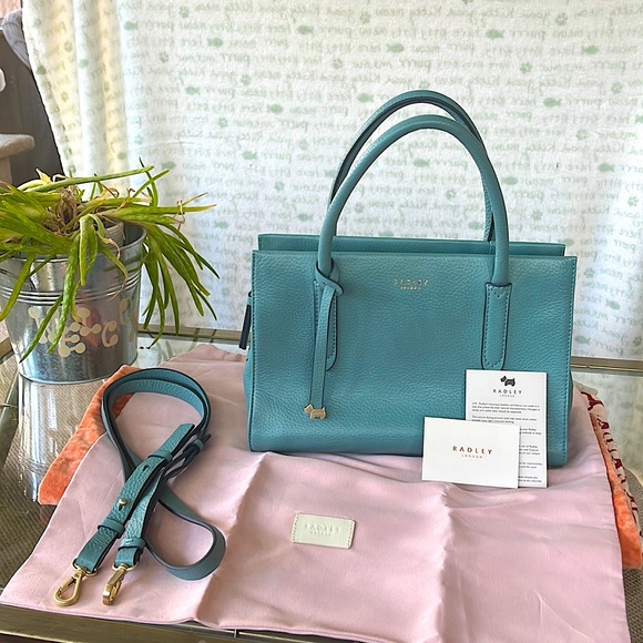 RADLEY LONDON Bags New Wot Radley London Leather Purse With Long Strap And Original Pink